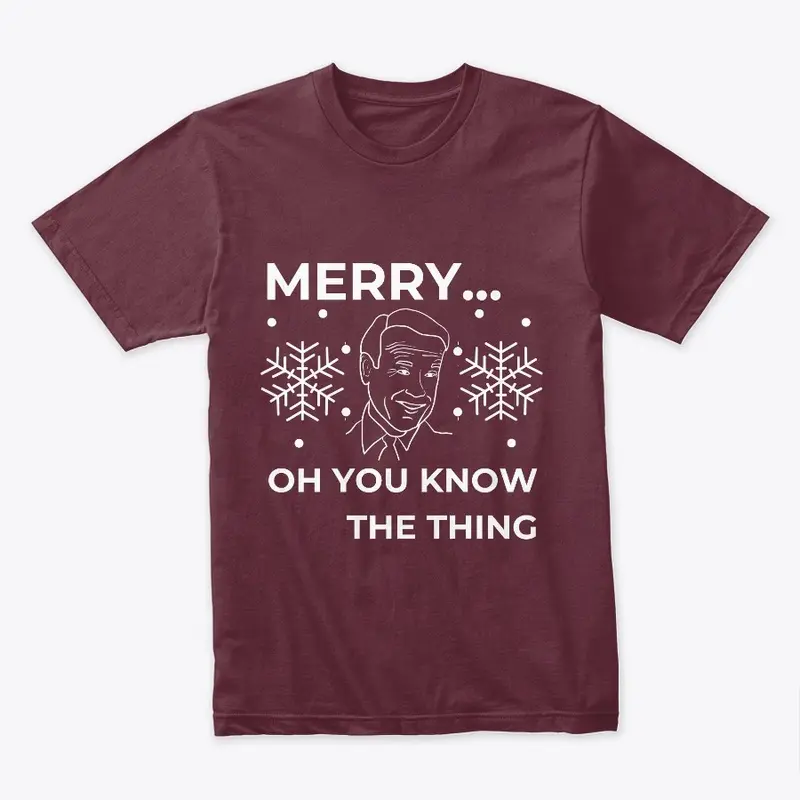 Ugly Christmas Sweater - Biden Merry...