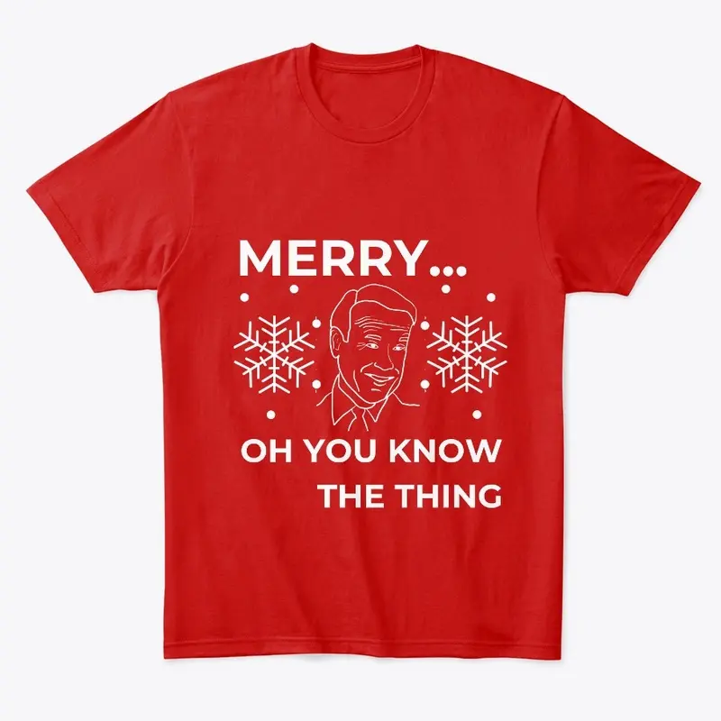 Ugly Christmas Sweater - Biden Merry...